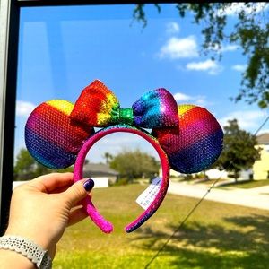 Disney ears - rainbow